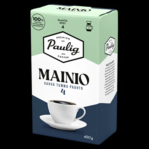 Clearance Paulig Mainio Coffee Strong Dark Roast (450g) - Roast Level 4/5 ${1}
