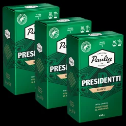 Hot Paulig Presidentti Coffee Light Roast, 3 Pack ${1}