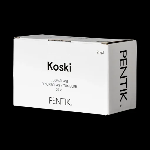 Clearance Pentik Koski Grey Glass Tumbler (Set of 2) ${1}