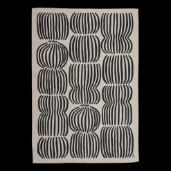 Outlet Pentik Vilja Black / Linen Kitchen Towel ${1}