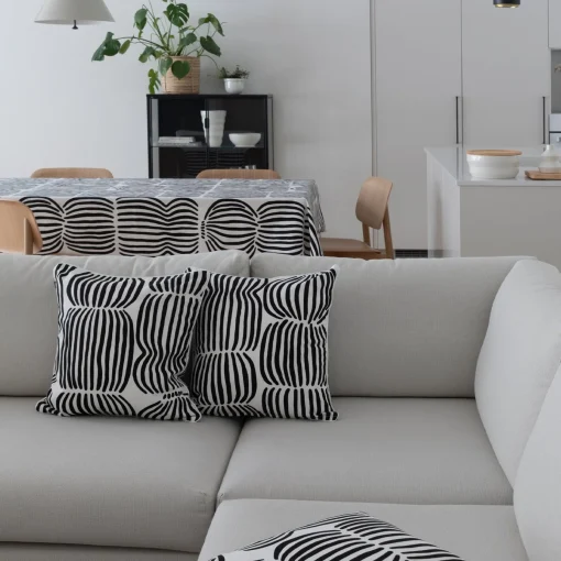 Hot Pentik Vilja Black / White Cushion Cover ${1}