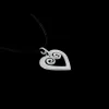 New Pohjolan Helmi Ky Pohjolan Helmi - Curved Heart Necklace ${1}
