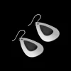 Discount Pohjolan Helmi Ky Pohjolan Helmi - Droppen Earrings, Onyx Black ${1}