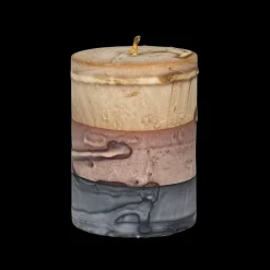 Sale Puttipaja Tar Scented Candle, beige stripe ${1}