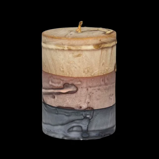 Sale Puttipaja Tar Scented Candle, beige stripe ${1}
