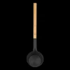 Online Rento Black Aluminum Bamboo Sauna Ladle ${1}