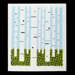 Fashion Swedish Dishcloths Swedish Dishcloth - Birch Trees ${1}