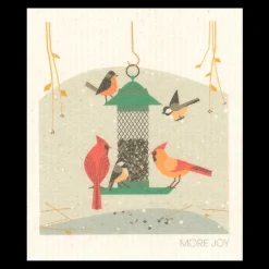 Sale More Joy Swedish Dishcloth - Birds Feeding ${1}