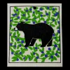 Hot Swedish Dishcloths Swedish Dishcloth - Black Bear in Blueberry Field ${1}