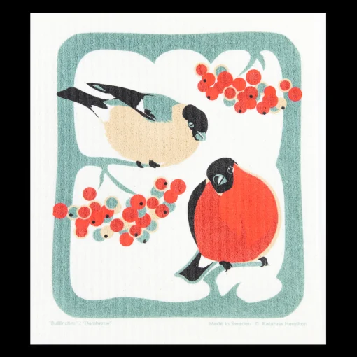 Best Swedish Dishcloths Swedish Dishcloth - Bullfinches ${1}