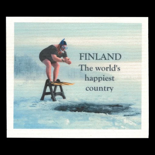 Online More Joy Swedish Dishcloth - Happiest Country ${1}