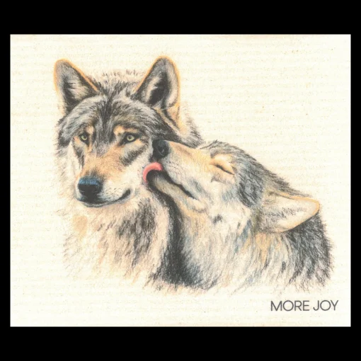 Online More Joy Swedish Dishcloth - Wolf Duo ${1}