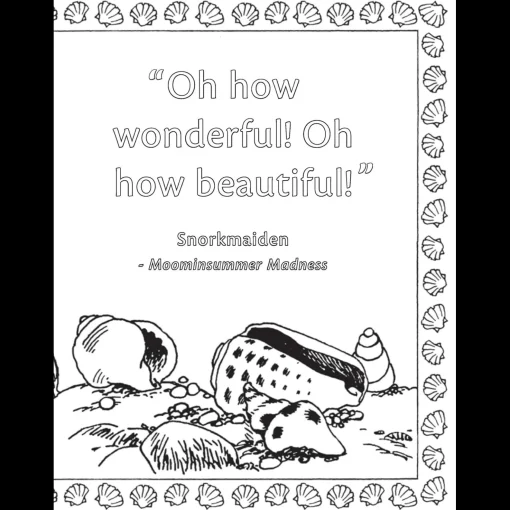 New Moomin The Coloring Book (Ages 6-12) ${1}