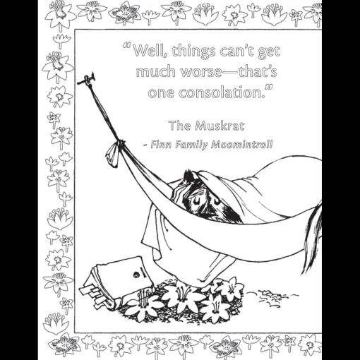 New Moomin The Coloring Book (Ages 6-12) ${1}