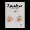 Sale Veico Natural Birch Flower Earrings ${1}
