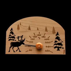 Fashion Veico Reindeer Landscape Sauna Thermometer ${1}
